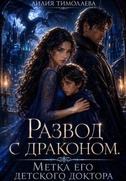 Обложка книги «Развод с драконом. Метка его детского доктора» — Лилия Тимолаева, ISBN 9785524023919