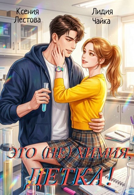 Обложка книги «Это (не)химия, детка!» — Ксения Лестова Лидия Чайка, ISBN 9785524019578