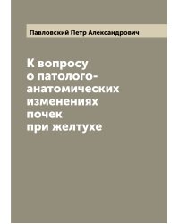 К вопросу о патолого-анатомических изменениях почек при желтухе