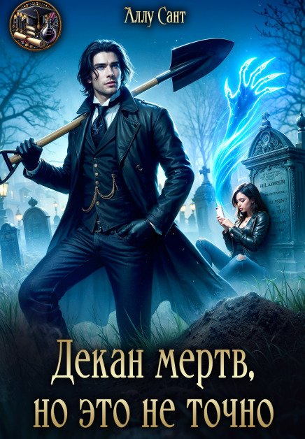 Обложка книги «Декан мертв, но это не точно» — Аллу Сант, ISBN 9785524010940