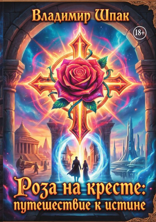 Обложка книги «Роза на кресте: путешествие к истине» — Владимир Шпак, ISBN 9785006105164