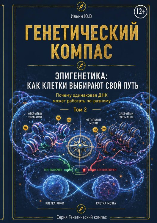 Обложка книги «Генетический компас» — Ильин Ю. В., ISBN 9785006105027