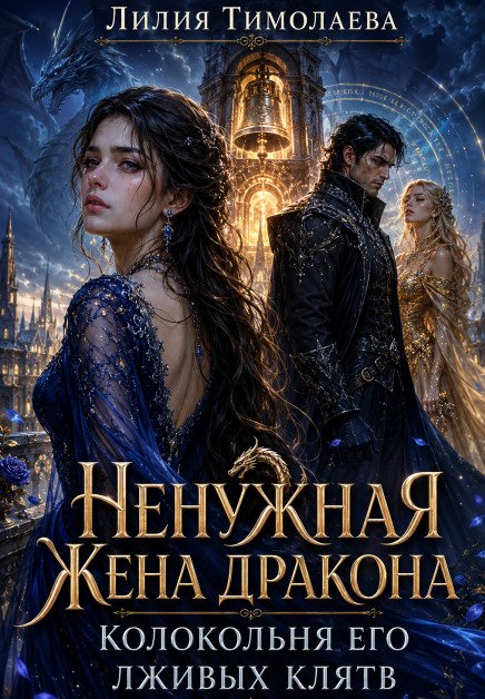 Обложка книги «Ненужная жена дракона. Колокольня его лживых клятв» — Лилия Тимолаева, ISBN 9785524023735