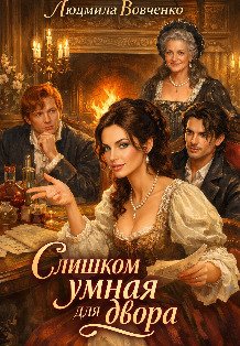 Обложка книги «Слишком умная для двора.» — Людмила Вовченко, ISBN 9785524063816