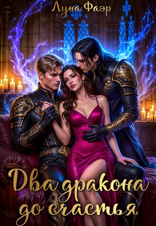 Обложка книги «Два дракона до счастья» — Луна Фаэр, ISBN 9785524025050
