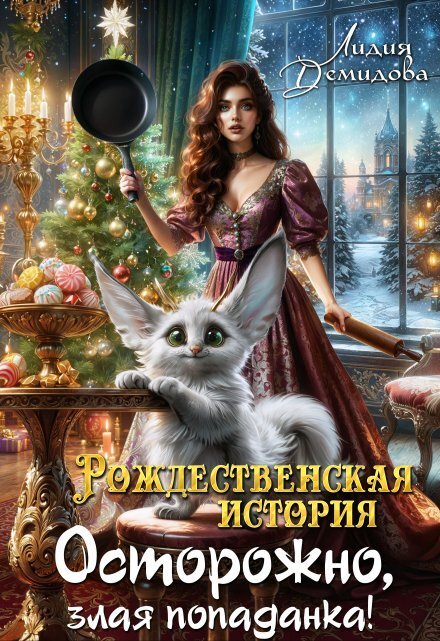 Обложка книги «Рождественская история. Осторожно, злая попаданка!» — Лидия Демидова, ISBN 9785524044051