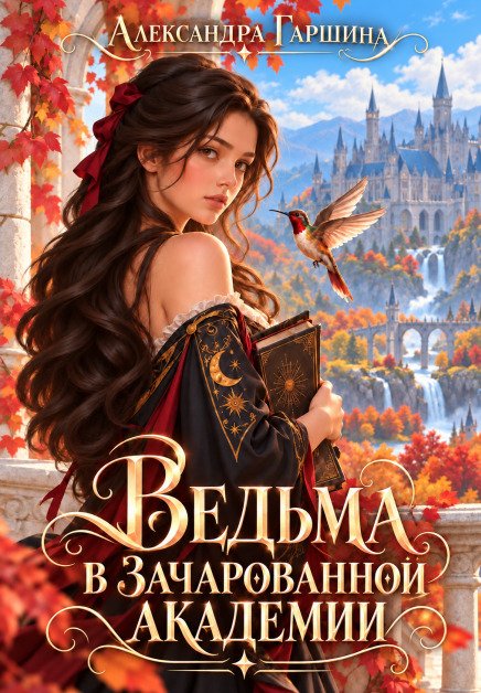 Обложка книги «Ведьма в зачарованной академии» — Александра Гаршина, ISBN 9785524060778