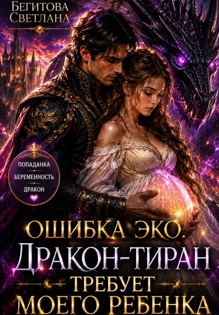 Обложка книги «Ошибка Эко. Дракон-Тиран Требует Моего Ребенка» — Светлана Бегитова, ISBN 9785524056634