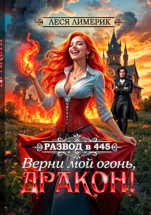 Обложка книги «Развод в 445: Верни мой огонь, дракон!» — Леся Лимерик, ISBN 9785524056276