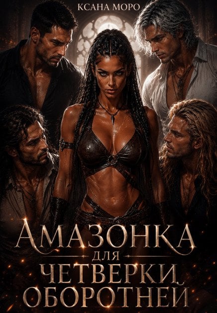 Обложка книги «Амазонка для четверки оборотней» — Ксана Моро, ISBN 9785524067715