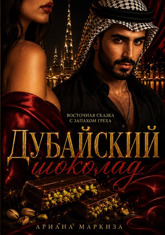 Дубайский Шоколад Обложка книги «Дубайский Шоколад» — Ариана Маркиза, ISBN 9785524051882