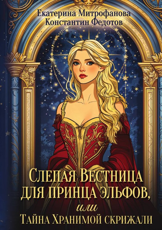 Обложка книги «Слепая Вестница для принца эльфов, или Тайна Хранимой скрижали» — Митрофанова Екатерина; Федотов Константин, ISBN 9785517131478