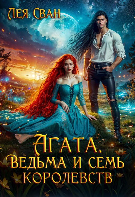 Обложка книги «Агата. Ведьма и семь королевств» — Лея Сван, ISBN 9785524011947