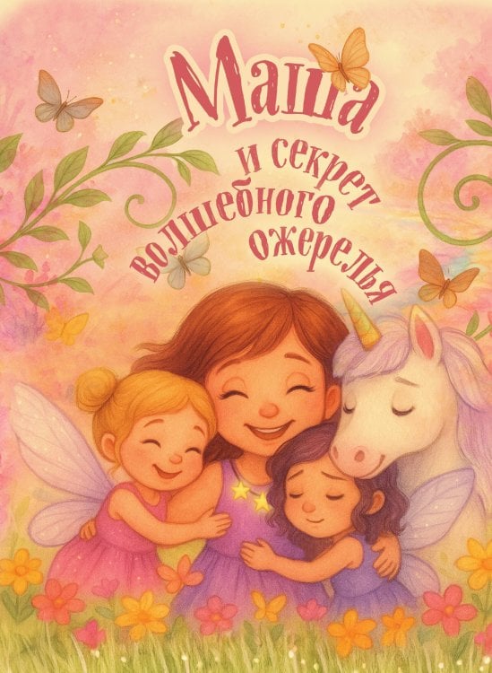 Обложка книги «Маша и секрет волшебного ожерелья. Именная книга для девочек с заданиями» — Нет автора, ISBN 9785042281235