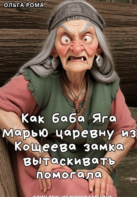 Обложка книги «Как баба Яга Марью из Кощеева замка вытаскивать помогала» — Ольга Рома́, ISBN 9785524020765