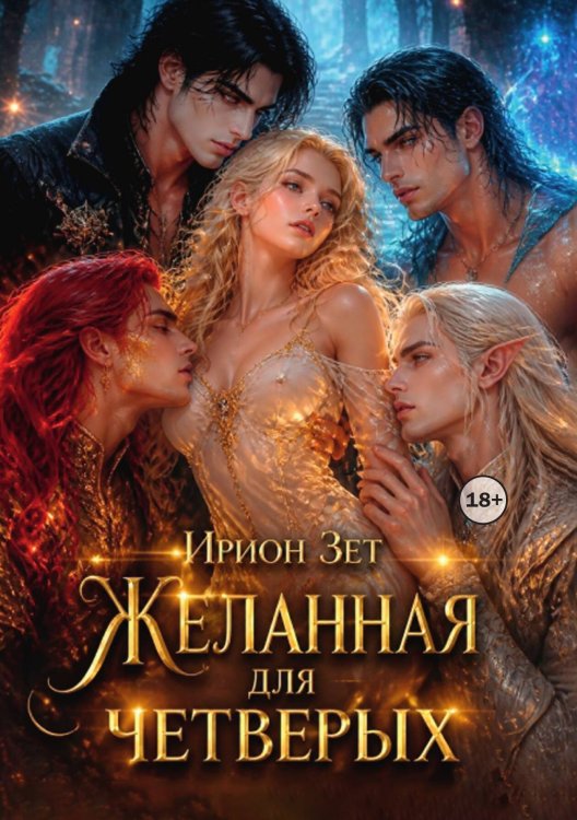 Обложка книги «Желанная для четверых» — Ирион Зет, ISBN 9785524001719