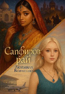 Обложка книги «Сапфировый рай. Индия.» — Людмила Вовченко, ISBN 9785524063779
