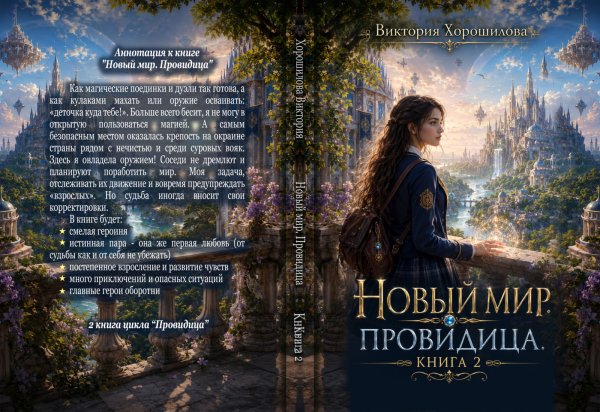Обложка книги «Новый мир. Провидица. Книга 2» — Виктория Хорошилова, ISBN 9785524023315