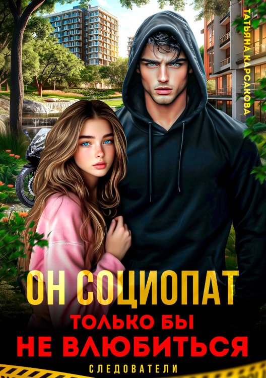 Обложка книги «Он социопат. Только бы не влюбиться...» — Татьяна Карсакова, ISBN 9785524051875