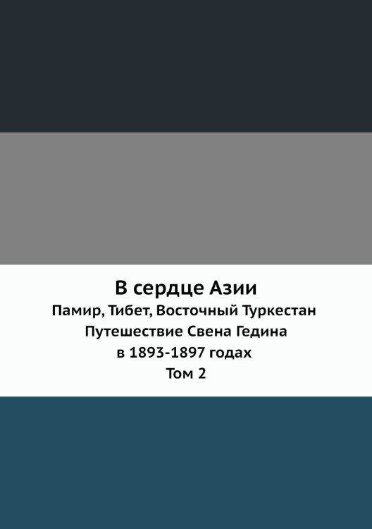 В сердце Азии. Памир, Тибет, Восточный Туркестан. Путешествие Свена Гедина в 1893-1897 годах. Том 2