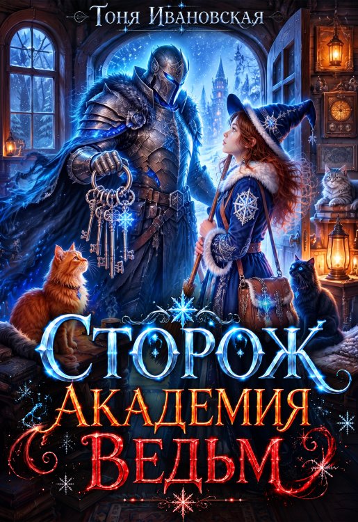 Обложка книги «Сторож Академии ведьм» — Тоня Ивановская, ISBN 9785524015778