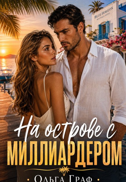 Обложка книги «На острове с миллиардером» — Ольга Граф, ISBN 9785524027498