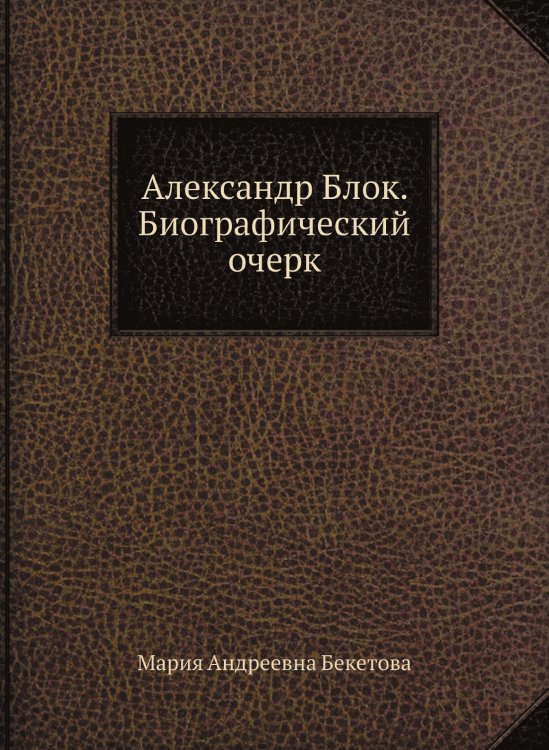 Александр Блок. Биографический очерк Александр Блок. Биографический очерк