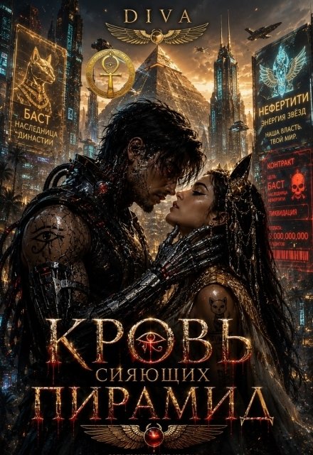 Обложка книги «Кровь сияющих пирамид» — Diva, ISBN 9785524033529