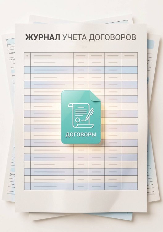 Обложка книги «Журнал учета договоров, А5, 100 страниц, дизайн "Метранпаж", мягкая обложка» — Нет автора, ISBN 9785521986668