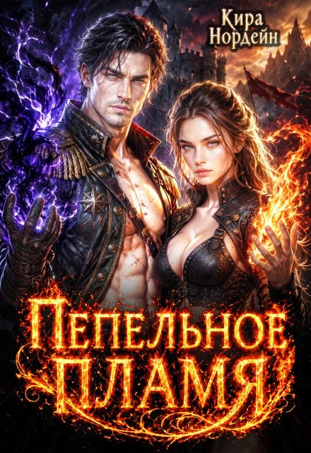 Обложка книги «Пепельное пламя» — Кира Нордейн, ISBN 9785524012449
