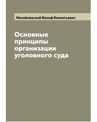 Основные принципы организации уголовного суда
