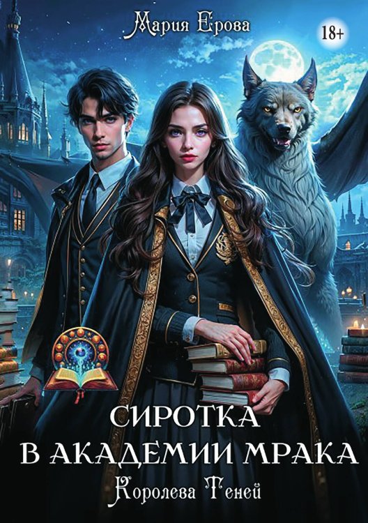 Обложка книги «Сиротка в Академии Мрака. Королева Теней» — Мария Ерова, ISBN 9785524001399