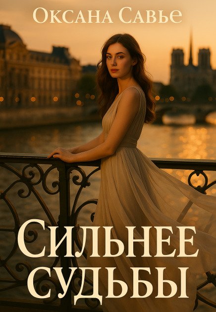 Обложка книги «Сильнее судьбы» — Оксана Савье, ISBN 9785524033925