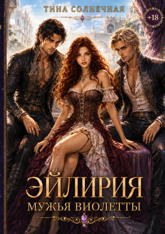 Обложка книги «Эйлирия. Мужья Виолетты» — Тина Солнечная, ISBN 9785524051400