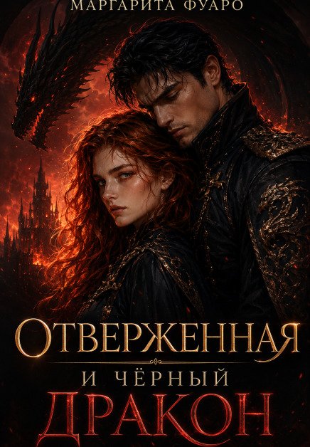 Обложка книги «Отверженная и Чёрный дракон» — Маргарита Фуаро, ISBN 9785524053961