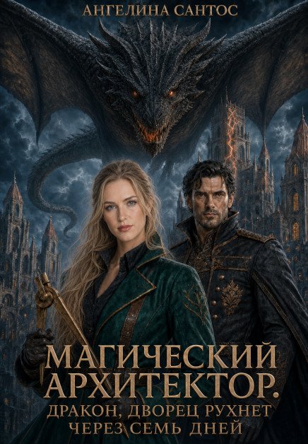 Обложка книги «Магический архитектор. Дракон, дворец рухнет через семь дней» — Ангелина Сантос, ISBN 9785524044983