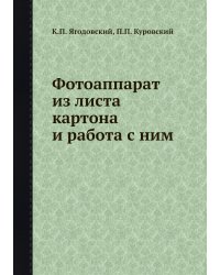 Фотоаппарат из листа картона и работа с ним