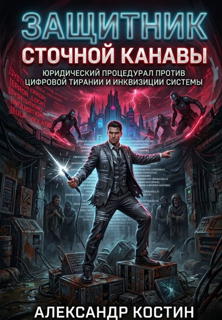 Обложка книги «Защитник Сточной Канавы: Иск против Системы» — Александр Костин., ISBN 9785524062253