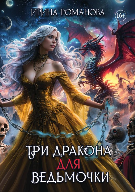 Три дракона для ведьмочки Обложка книги «Три дракона для ведьмочки» — Ирина Романова, ISBN 9785521897599