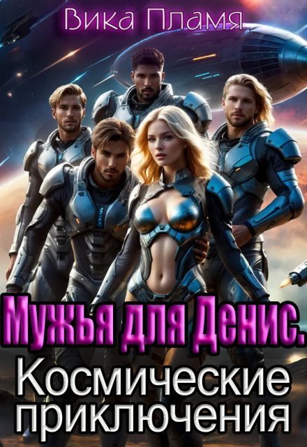 Обложка книги «Мужья для Денис. Космические приключения» — Вика Пламя, ISBN 9785524024626