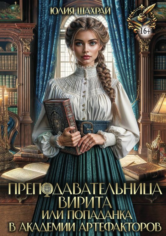 Обложка книги «Преподавательница Вирита. Попаданка в Академии Артефакторов» — Юлия Шахрай, ISBN 9785521943340