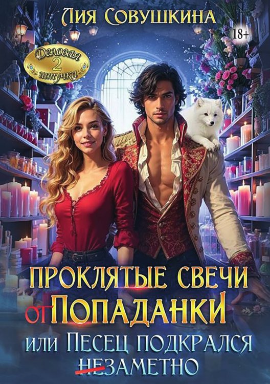 Проклятые свечи от попаданки, или Песец подкрался незаметно Обложка книги «Проклятые свечи от попаданки, или Песец подкрался незаметно» — Лия Совушкина, ISBN 9785524006325