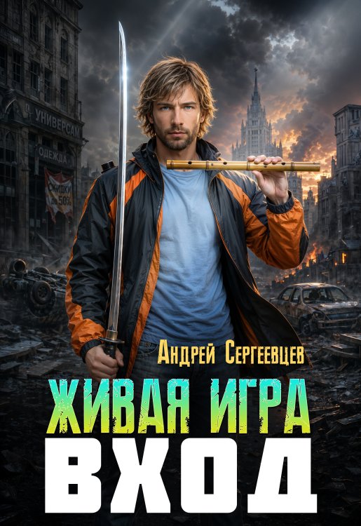 Обложка книги «Живая игра: Вход» — Андрей Сергеевцев, ISBN 9785524011411