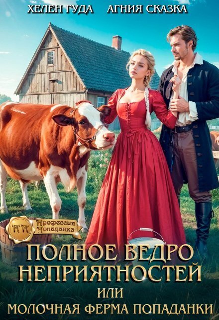 Обложка книги «Полное ведро неприятностей или молочная ферма попаданки» — Агния Сказка; Хелен Гуда, ISBN 9785524053909