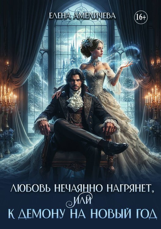 Обложка книги «Любовь нечаянно нагрянет, или К демону на Новый год» — Елена Амеличева, ISBN 9785521933891