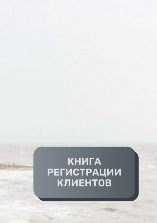 Обложка книги «Книга регистрации клиентов» — автора нет, ISBN 9785521893676