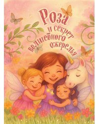 Роза и секрет волшебного ожерелья. Именная книга для девочек с заданиями