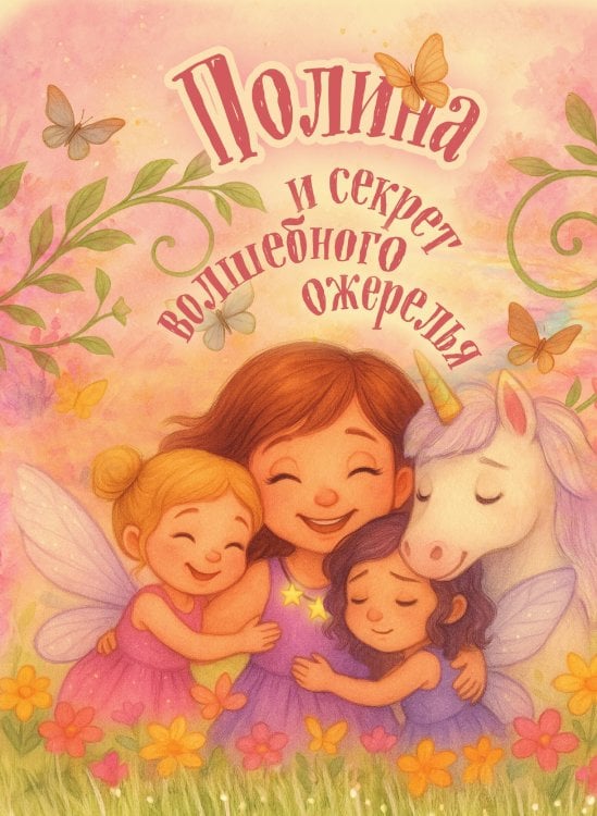 Обложка книги «Полина и секрет волшебного ожерелья. Именная книга для девочек с заданиями» — Нет автора, ISBN 9785042281327