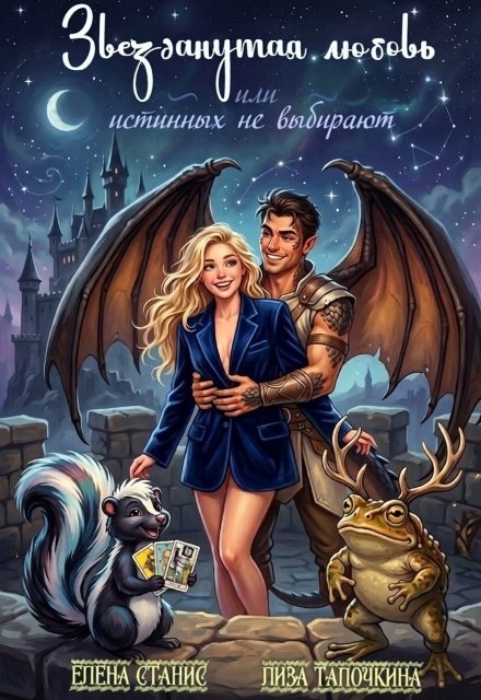 Обложка книги «Звезданутая любовь или истинных не выбирают» — Елена Станис; Лиза Тапочкина, ISBN 9785524015112