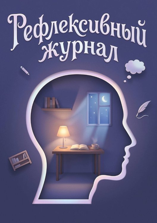 Обложка книги «Рефлексивный журнал, 100 страниц, А5, дизайн: "Метранпаж", мягкая обложка» — Нет автора, ISBN 9785521987245